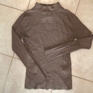 Atmosphere ribbed mock turtleneck